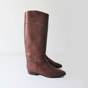 Vintage Knee Boots Equestrian English Riding 10